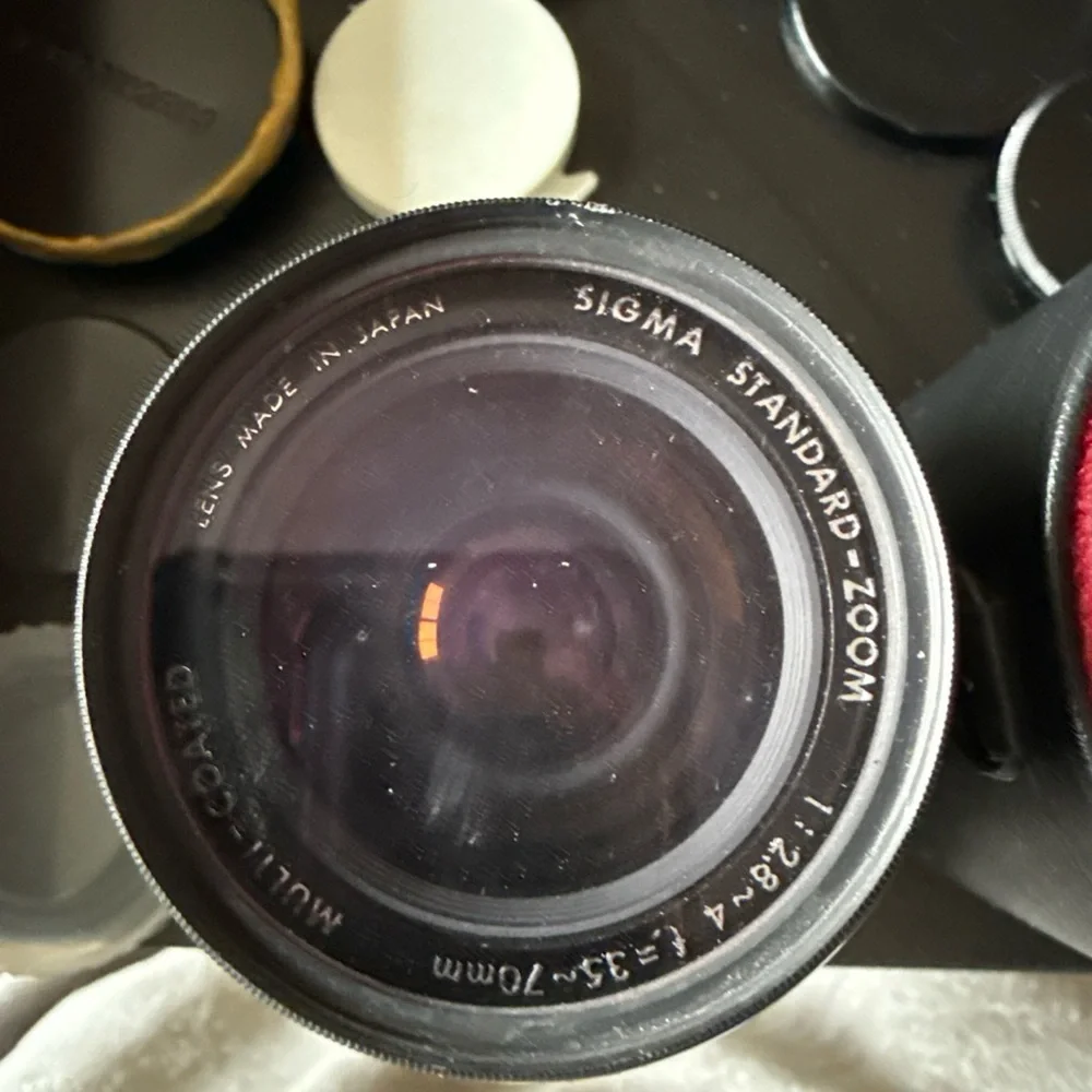 Sigma Beauty Black Camera Lens with Case